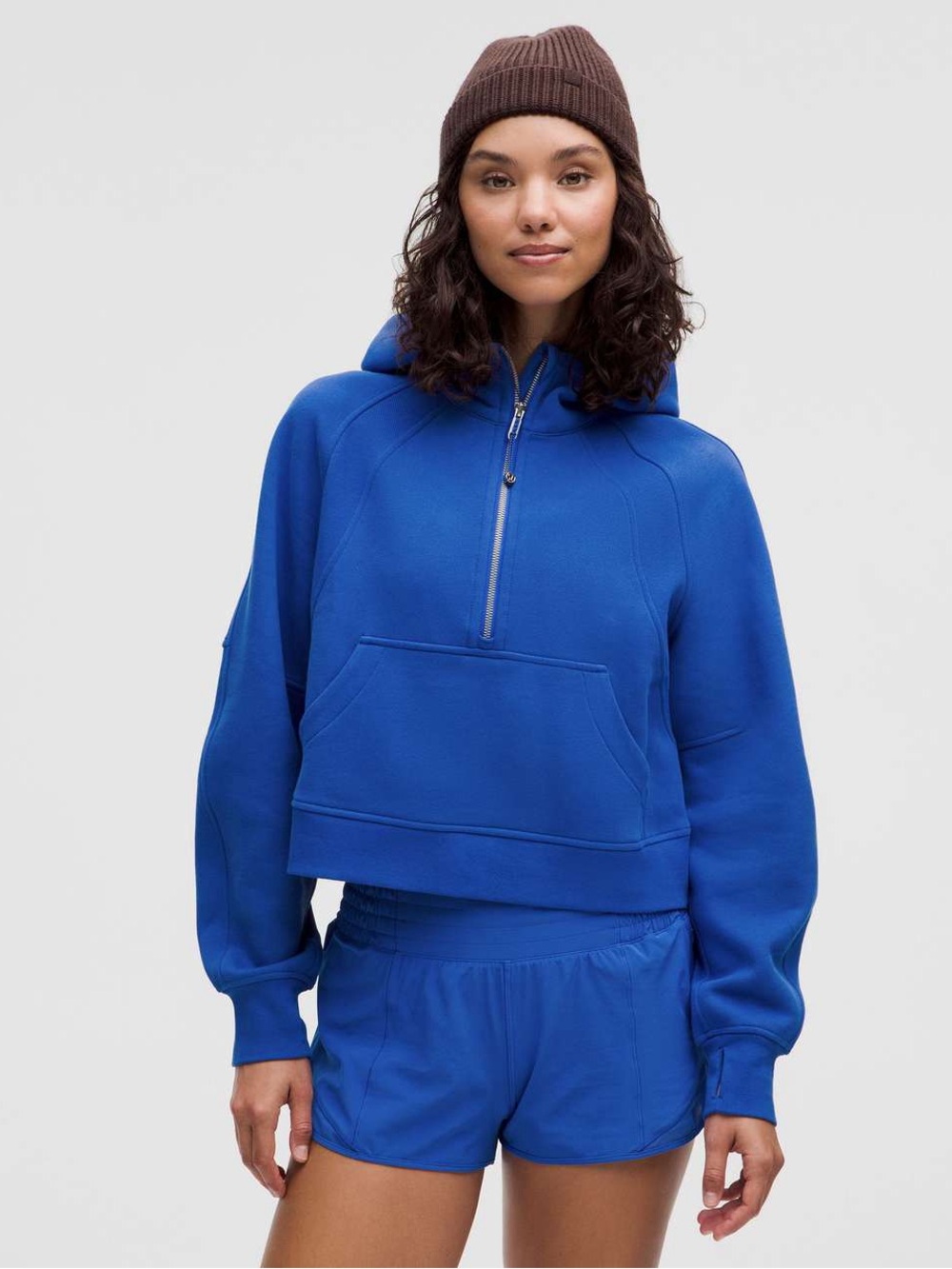 Lululemon blue quarter zip scuba